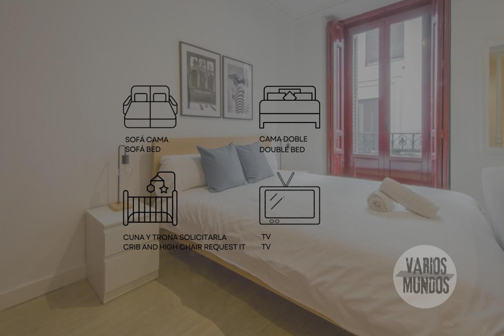 Beautiful Loft Para 3Pax En Huertas-Cortes Madrid Eksteriør bilde